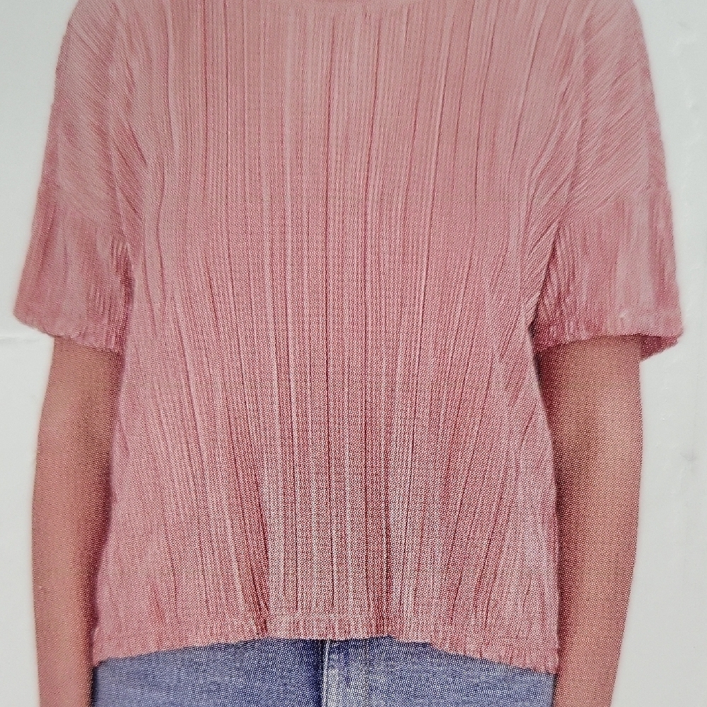 Marc New York Short Sleeve Pink Top Size XL
